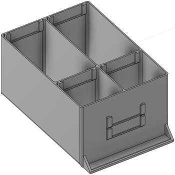 Vue 3D du tirroir T_P15_H4L2_D4.2_PE