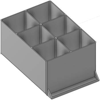 Vue 3D du tirroir T_P15_H4L2_D6.1