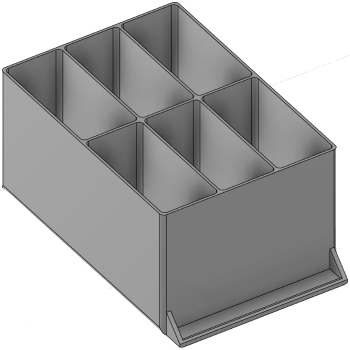 Vue 3D du tirroir T_P15_H4L2_D6.2