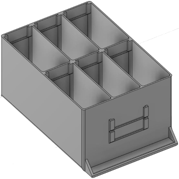 Vue 3D du tirroir T_P15_H4L2_D6.2_PE