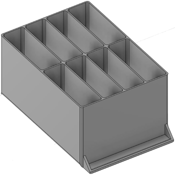 Vue 3D du tirroir T_P15_H4L2_D8.2