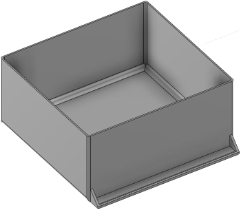 Vue 3D du tirroir T_P15_H4L3