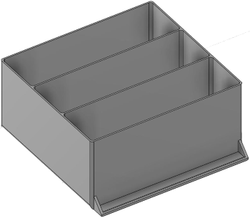 Vue 3D du tirroir T_P15_H4L3_D3.1