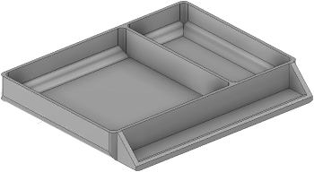 Vue 3D du tirroir T_P7.5_H1L2_D2.4