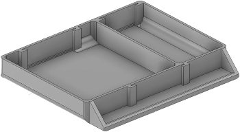 Vue 3D du tirroir T_P7.5_H1L2_D2.4_PE