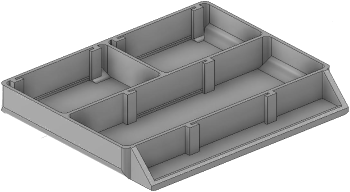 Vue 3D du tirroir T_P7.5_H1L2_D3.1_PE