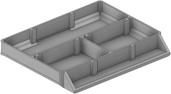 Vue 3D du tirroir T_P7.5_H1L2_D3.2_PE