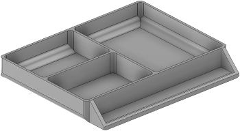 Vue 3D du tirroir T_P7.5_H1L2_D3.3