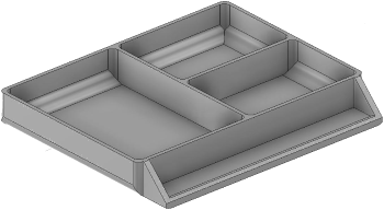 Vue 3D du tirroir T_P7.5_H1L2_D3.4