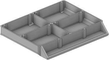 Vue 3D du tirroir T_P7.5_H1L2_D4.1_PE