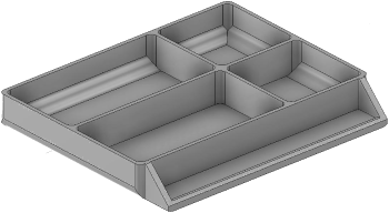 Vue 3D du tirroir T_P7.5_H1L2_D4.3