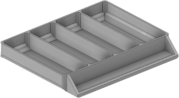 Vue 3D du tirroir T_P7.5_H1L2_D4.4