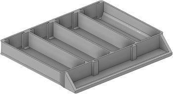 Vue 3D du tirroir T_P7.5_H1L2_D4.4_PE