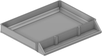 Vue 3D du tirroir T_P7.5_H1L2_PE