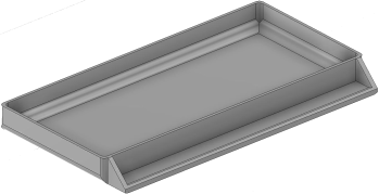 Vue 3D du tirroir T_P7.5_H1L3