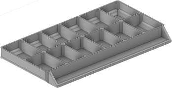 Vue 3D du tirroir T_P7.5_H1L3_D12