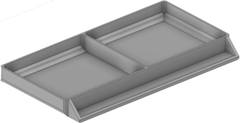 Vue 3D du tirroir T_P7.5_H1L3_D2.2