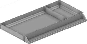 Vue 3D du tirroir T_P7.5_H1L3_D2.6