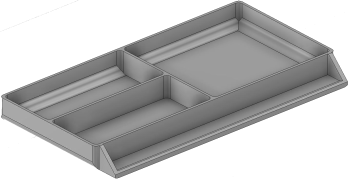 Vue 3D du tirroir T_P7.5_H1L3_D3.3