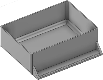 Vue 3D du tirroir T_P7.5_H2L2