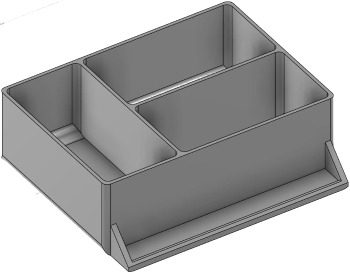 Vue 3D du tirroir T_P7.5_H2L2_D3.5