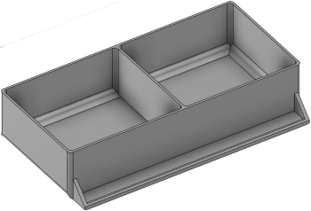 Vue 3D du tirroir T_P7.5_H2L3_D2.2