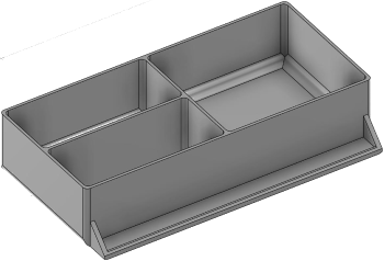 Vue 3D du tirroir T_P7.5_H2L3_D3.3