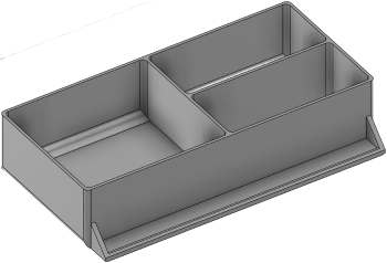 Vue 3D du tirroir T_P7.5_H2L3_D3.4