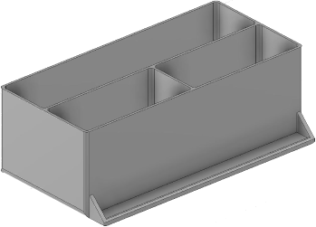 Vue 3D du tirroir T_P7.5_H3L3_D3.2