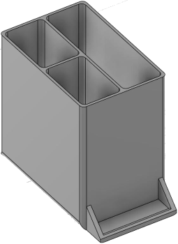 Vue 3D du tirroir T_P7.5_H4L1_D3.3