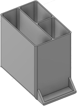 Vue 3D du tirroir T_P7.5_H4L1_D3.4