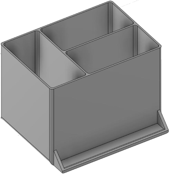 Vue 3D du tirroir T_P7.5_H4L2_D3.5