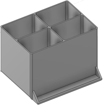 Vue 3D du tirroir T_P7.5_H4L2_D4.1