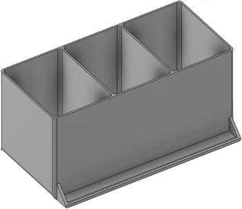 Vue 3D du tirroir T_P7.5_H4L3_D3.9